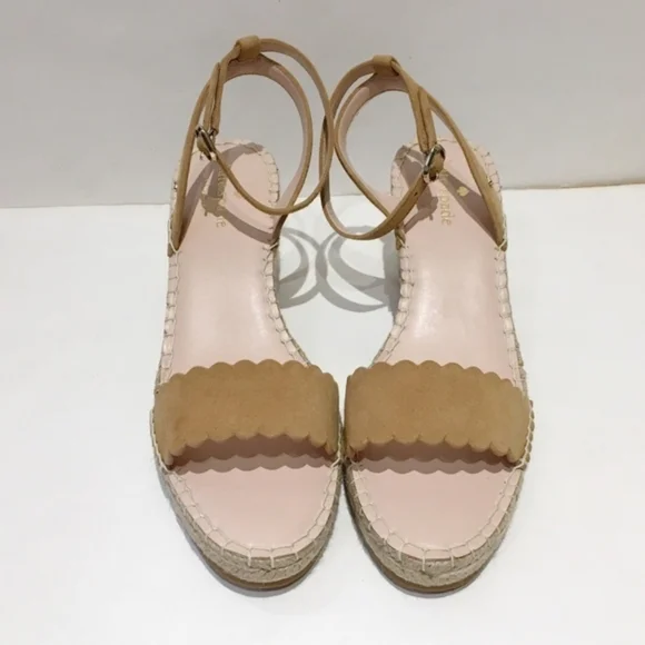 Kate Spade NWOT Size 8.5 Tan Women's Sandals - Picture 2 of 7